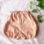 ガーゼかぼちゃパンツ🌼コーラルピンク