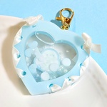 ♡天使なシマエナガのハートシェイカーキーホルダー♡