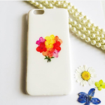 紫陽花の花束/押し花ケース/iPhoneケース