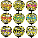 【即購入可】カンペうちわ文字　ファンサうちわ　撮影用　印刷応援文字　コンサート　ライブ　ママにもファンサください　メンカラ　推し色