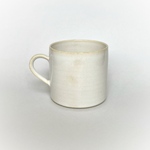 【再販】シンプルなマグカップ(ホワイト・縦長)　コーヒーカップ / 陶器