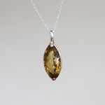 SALE＊天然石＊シトリン　ネックレス　SV