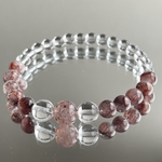 ＊1点もの　キラキラ　希少石スーパーセブンのブレスレット＊