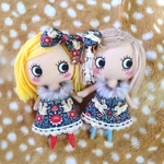 イーマリー服セット  【リス🐿】　森のお友達【ワンピース・リボン】２点セット　イルメール　