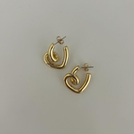 再販⚪︎silver925 heart nuance pierce gold⚪︎
