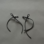 ribbon earrings 