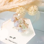 レジン うる艶 雪の花ポニーフック  