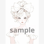 215. teatea.オリジナル 人物ステッカー