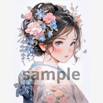 245. teatea.オリジナル 人物ステッカー