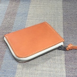 クレーブスオレンジのＬ字財布