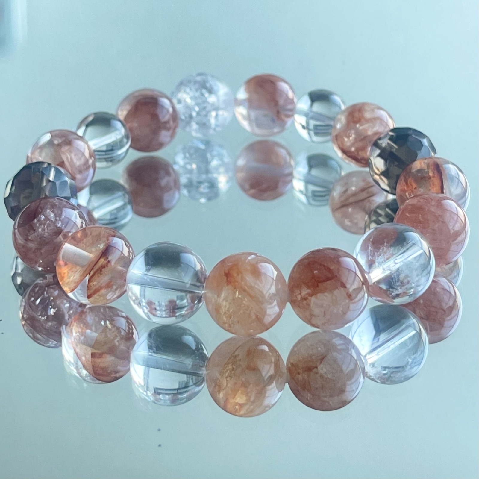 透明感が美しい シラー効果アクアマリン - *yurari* | minne byGMO