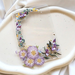 〖 送料¥0 〗水彩画の花畑に舞う蝶のトレカケース vol.03