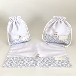 【入園入学3点セット】 リバティプリント♡アロナ　コップ袋/お弁当袋/ランチョンマット 
