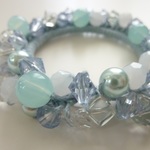 きらめくラムネ色のシュシュブレス