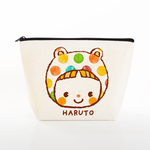 名前入り　名入れ　オムツポーチ　おむつポーチ（大きな水玉子グマちゃん）