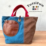 TuttiFun＊maruの革のポケットバッグ