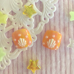 orange！マーメイドネイル