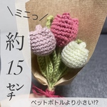 【ෆ mini mini‎ ෆ】毛糸のチューリップ(ミニ) あみぐるみ
