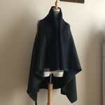 SALE カシミヤモヘアWフェイスウールで作ったブランケットジレ