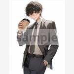 267.  teatea.オリジナル 人物ステッカー