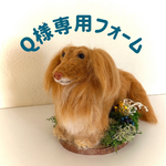 こちらはQ様専用フォームです。