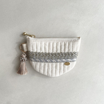 petit pouch/インド刺繍リボンのプチポーチ