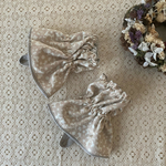 リバーシブルキッチンアームカバー　北欧スプラウトフラワー　アイボリー