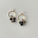beads  hoop earring