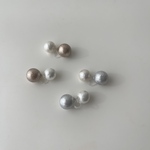 2way shiny pearl earring