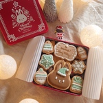 【数量限定】うさぎのちょこ クリスマスクッキー缶