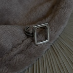 silver square ring 