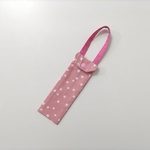 a1ya29様オーダー★星柄ハーモニカ袋★ピンク★20cm×7cm