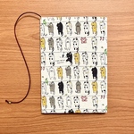  《 四六判》ブックカバー  ハンドメイド    洗濯にゃんこ