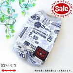 🎄犬服SALE　クラシック車タンクトップ(グレー系)-SS・S-