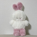 Love itちゃんぬいぐるみ　Pastel socksピンクちゃん