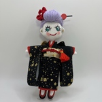 ハンドメイドドールチャーム　バックチャーム　お人形