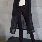 17少年サイズ　レギンスパンツ　黒