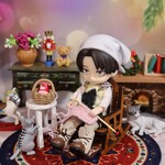 小人の夜なべ　あみあみ編みかけ毛糸セット（ローズ）
