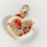 [12月15日販売]Milk chocolate shaker keychain (heart)