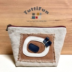tuttifun＊白い丸のポーチ ➖beige