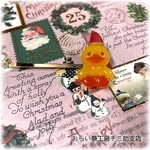 🐥 サンタアヒルのヘアピン 🎄