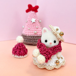🐻Sylvanian Families  帽子とマフラー　1セット【シルバニアファミリー　赤ちゃん　ハンドメイド　着せ替え　着せ替え服　シルバニア　フィギア　帽子　マフラー】