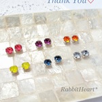 感謝企画♡スワロ１粒のシンプルなノンホールピアス（第３弾）