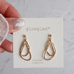 ひねりモチーフのシンプルピアス イヤリング 【ゴールド ニュアンス フープ メタル 普段使い オフィス 冬 プレゼント】