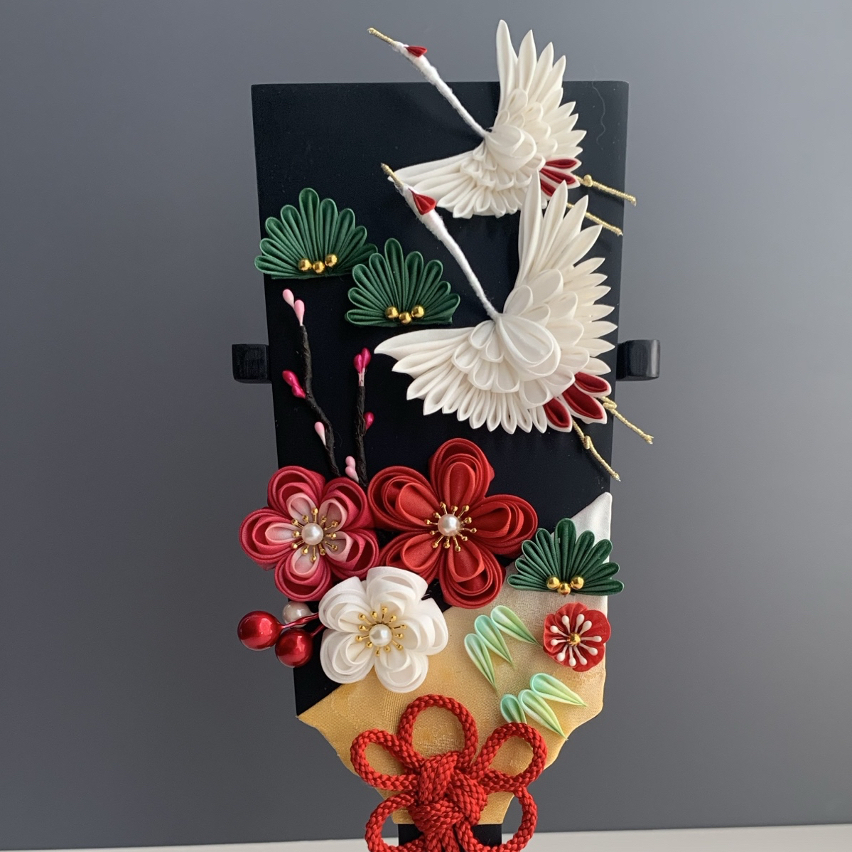 つまみ細工 羽子板 ひな祭り 初節句 新築祝い 正月飾り 無病息災