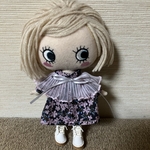 イーマリー服　ピンクケープ襟