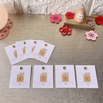 Happy new yearラッピングTag‪‪ 【ハトメ付き】8枚入