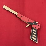 4連発式ゴム鉄砲(赤)