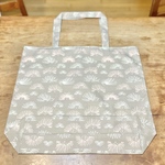 ⚠️訳あり⚠️🦔柄マチ付き折畳みビッグbag、ベージュ