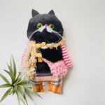 No.6810 ふわもこ黒猫chanぬいぐるみ